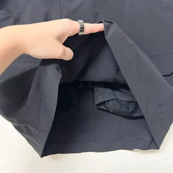 Jamie Sadock Golf Skirt Skort Tennis Athletic Zip Pockets Size 4 Black - Picture 3 of 7